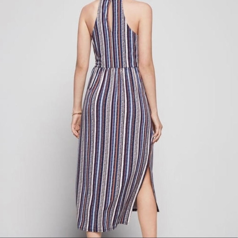 Bcbg Generation Bcbgeneration V Neck Striped Midi… - image 3